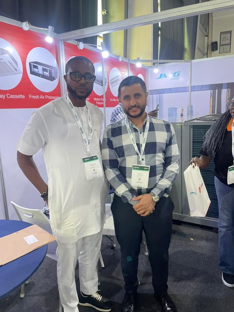 Engr. Emmanuel Okorie, CEO of ExstoneTech Int'l Ltd at HVACR Expo